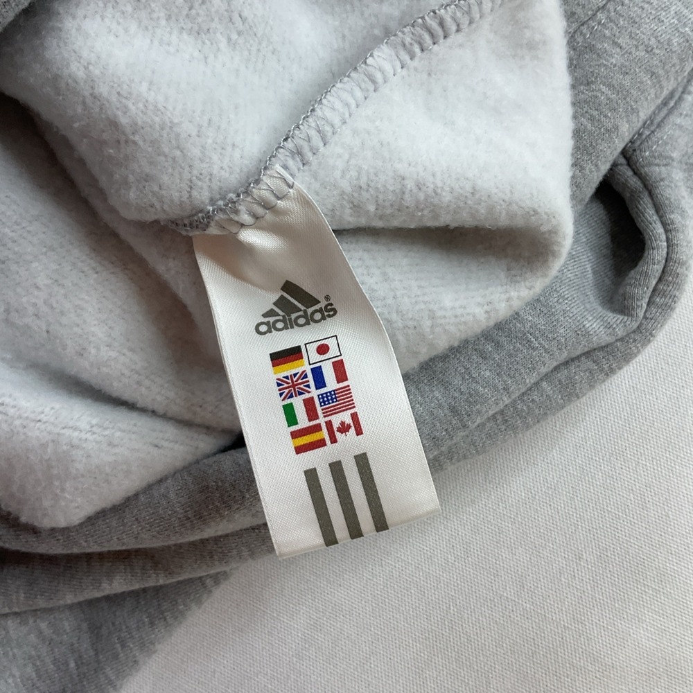 Vintage Adidas Hoodie Men XL Florida State Seminoles Y2K Grey NCAA Center Logo - Picture 4 of 13